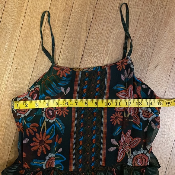 NWT FARM RIO Tiered Printed Voile Maxi Dress Women sz M Fruit Paradise MSRP $265 - Picture 8 of 15